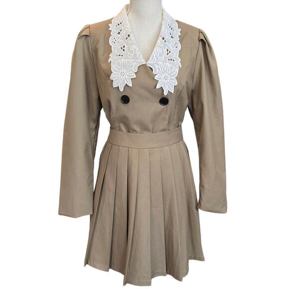 NWT Women's Classy Khaki Skirt Set Sz. US Medium/ China XL - Picture 3 of 10